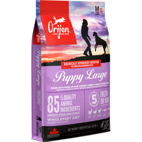 Orijen Puppy Large | Hvalpefoder til store racer | DyreCentret