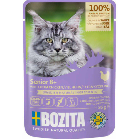 Bozita senior +8 kat - ekstra kylling