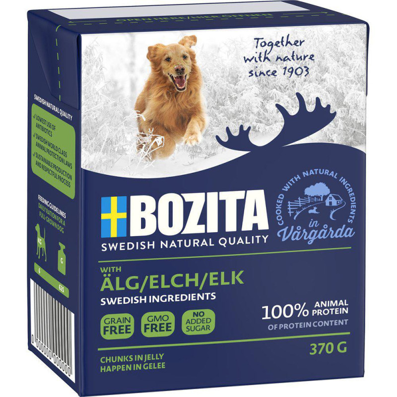 Bozita hund - Elg i gelé