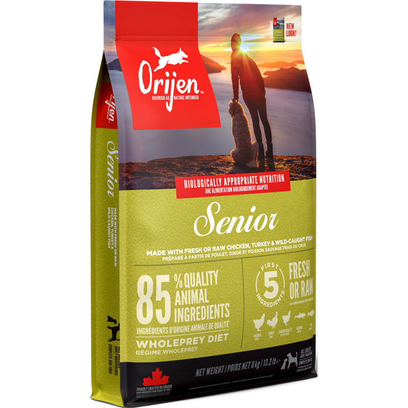 Orijen Senior | Fantastisk kornfrit hundefoder til ældre hunde Orijen Senior | Fantastisk kornfrit hundefoder til ældre hunde