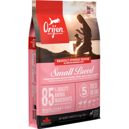 Orijen Small Breed | Specialtilpasset små hunderacer | DyreCentret