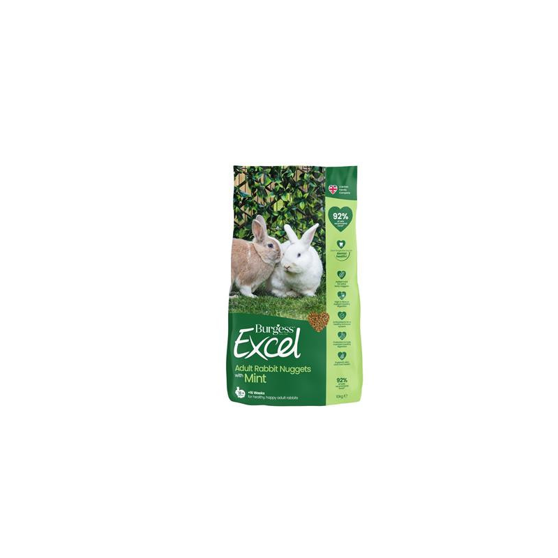 Burgess Excel Adult Rabbit med Mint