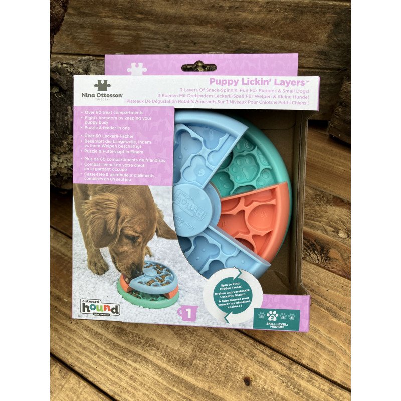 LICKIN' LAYERS - DOG PUZZLE & FEEDER IN ONE - Nina Ottosson Treat