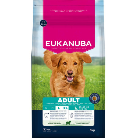 EUKANUBA Adult Large Breed Lam & Ris