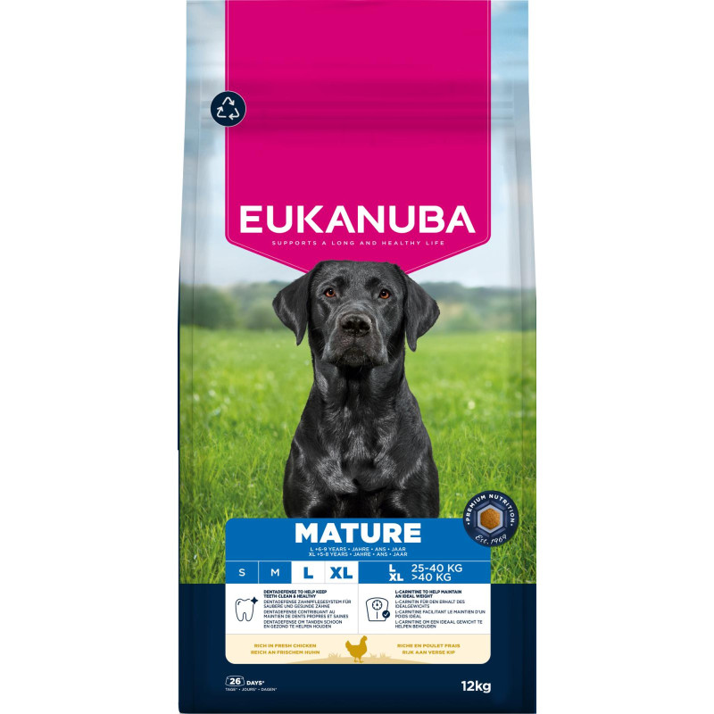 EUKANUBA Mature Large Breed kylling