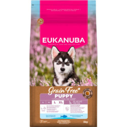 EUKANUBA Puppy & Junior Large Grainfree havfisk