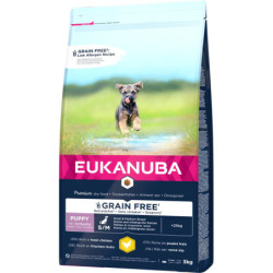 EUKANUBA Puppy Small/Medium Grainfree kylling