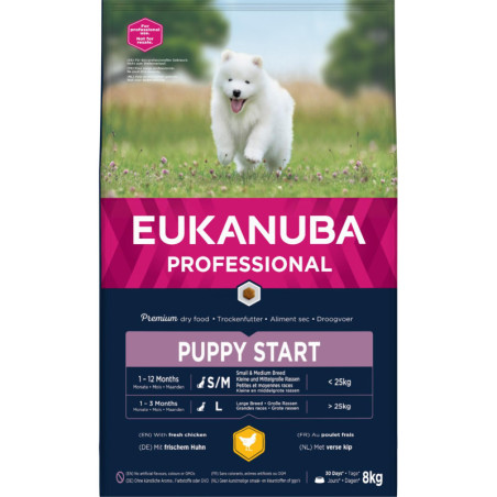 EUKANUBA Puppy Start kylling
