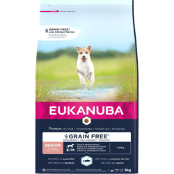 EUKANUBA Senior Small/Medium Grainfree havfisk