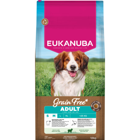 EUKANUBA Adult Small/Medium Grainfree lam