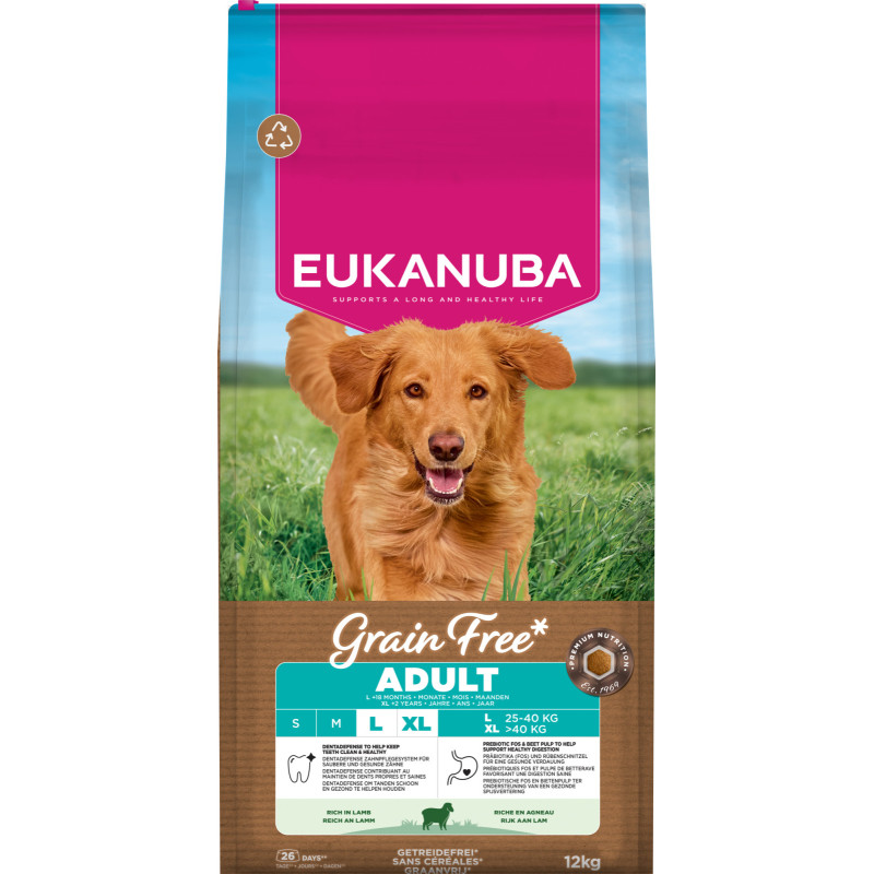 EUKANUBA Adult Large Grainfree lam